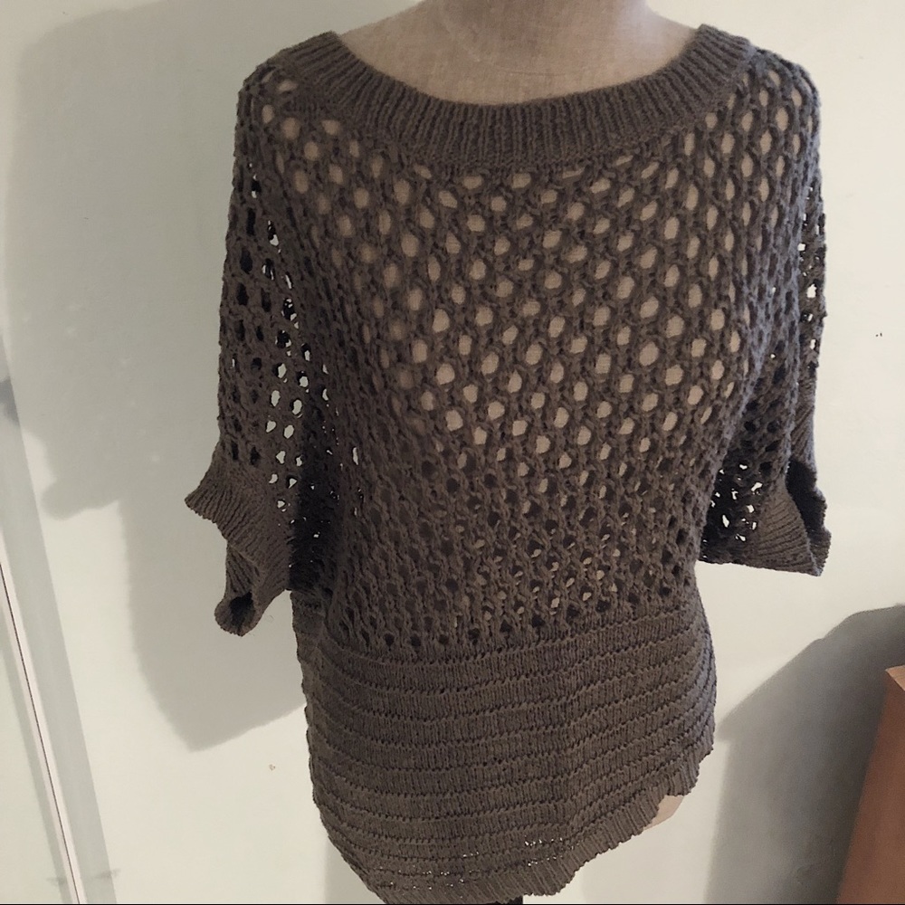 Anthropologie Left on Houston crochet sweater - Picture 2 of 8